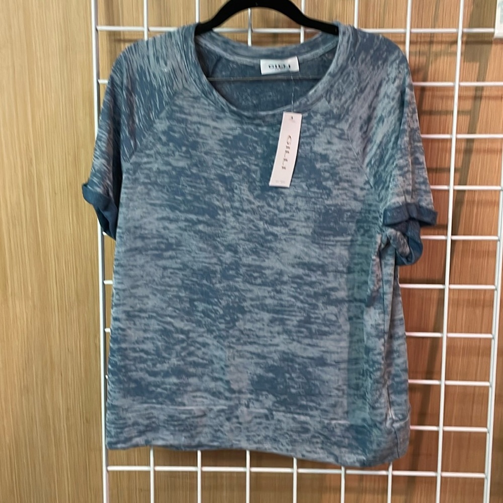 Gilli blue short sleeve T shirt. NWT